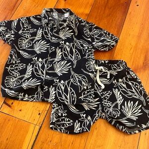 Zara Boys Linen Blend Set